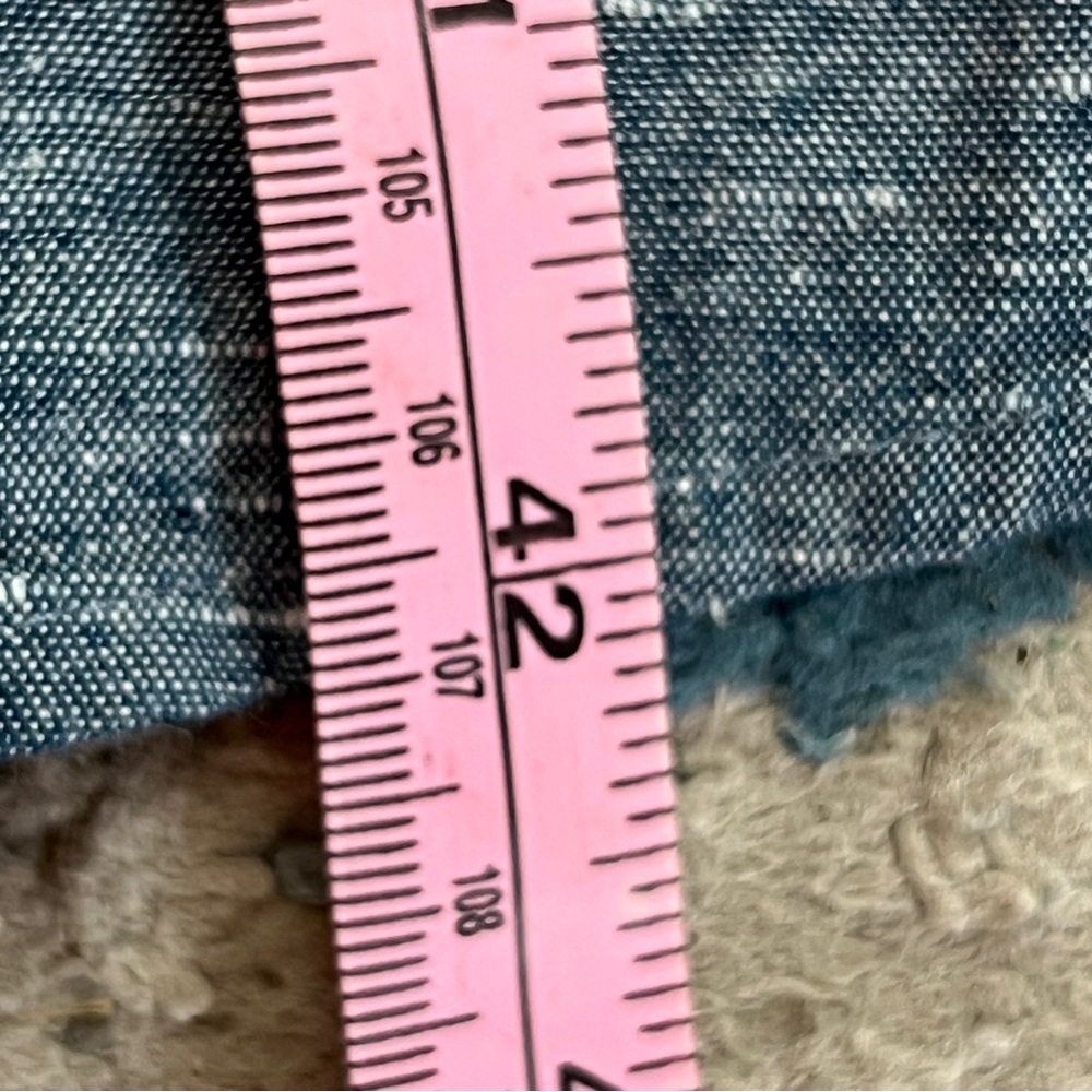 Madewell Button Front Chambray Backless Tank Dres… - image 7